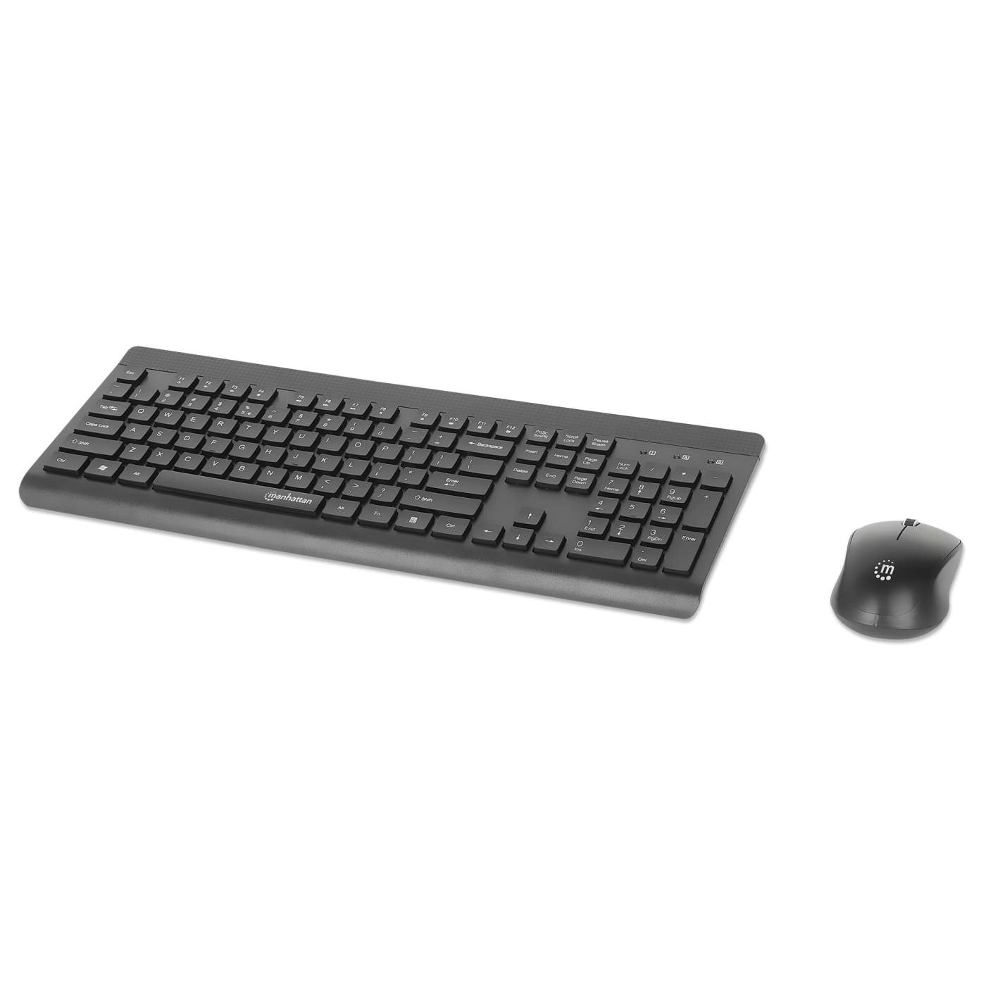 MWK7350 Wireless USB Keyboard and Mouse Combo Set - Ergonomic 2.4GHz Wireless Keyboard and Mouse for PC, Laptop, Desktop - Perfect for Office, Gaming, and Home Use