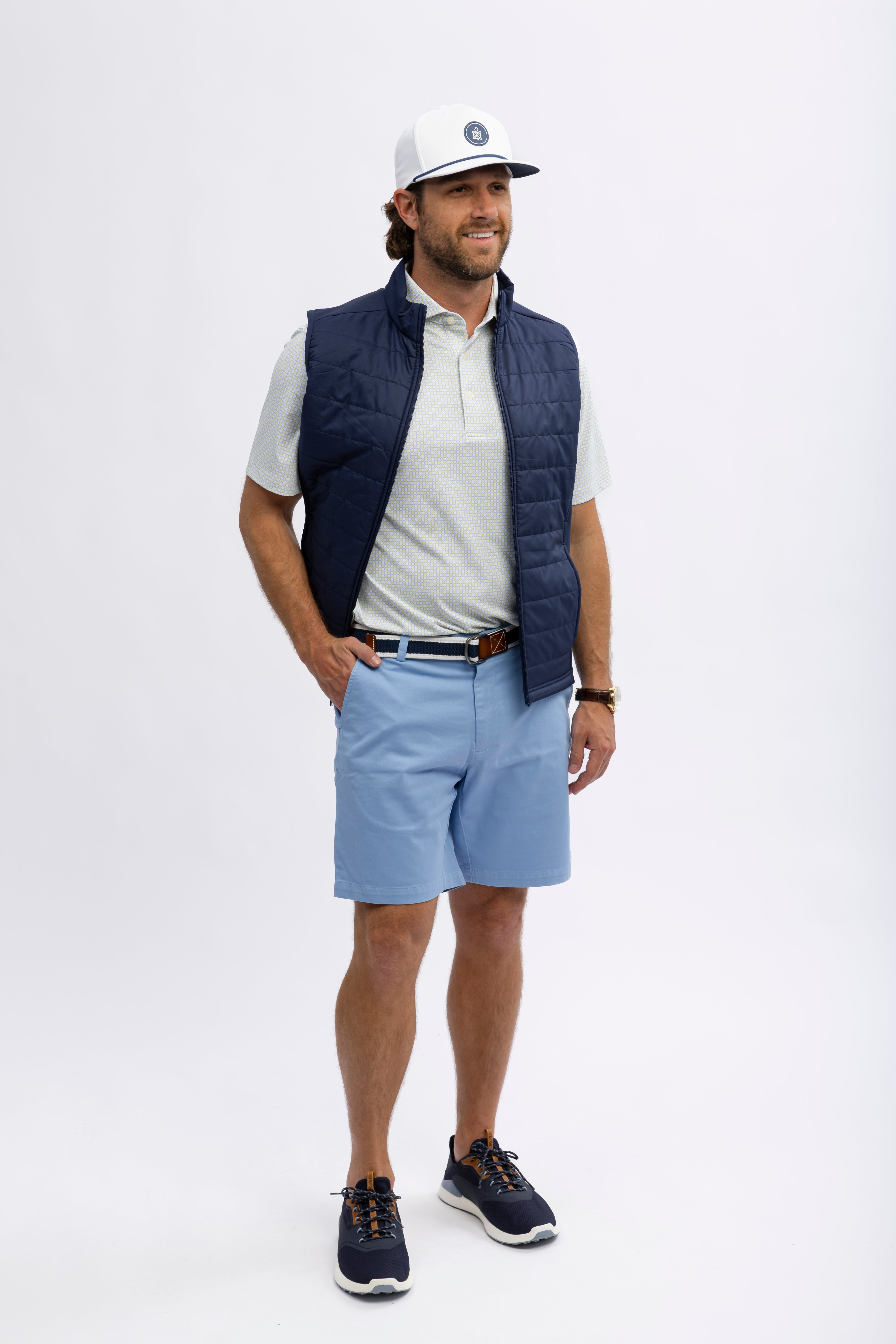 Men's Stateline Twill Chino Shorts - Comfortable Casual Stretch Flat Front Shorts for Summer | Perfect for Outdoor Activities, Travel & Weekend Wear