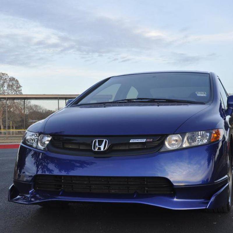 2006-2008 Honda Civic Sedan 4-Door Mugen Style Front Bumper Lip Spoiler - Enhance Your Car's Aerodynamics & Sporty Look - Perfect for Street Racing & Car Shows