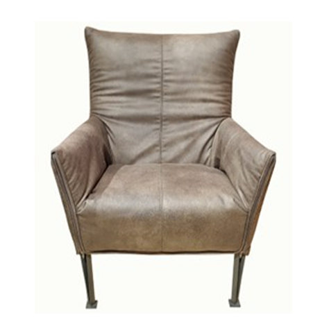Premium Hugo Chair - Handcrafted in New Zealand with Eastwood Donkey Fabric - Modern Accent Chair for Living Room, Bedroom & Office Decor