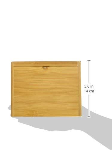 Meadowsweet Kitchens Bamboo Recipe Card Box - Organize & Store Recipe Cards - Perfect for Home Chefs & Cooking Enthusiasts