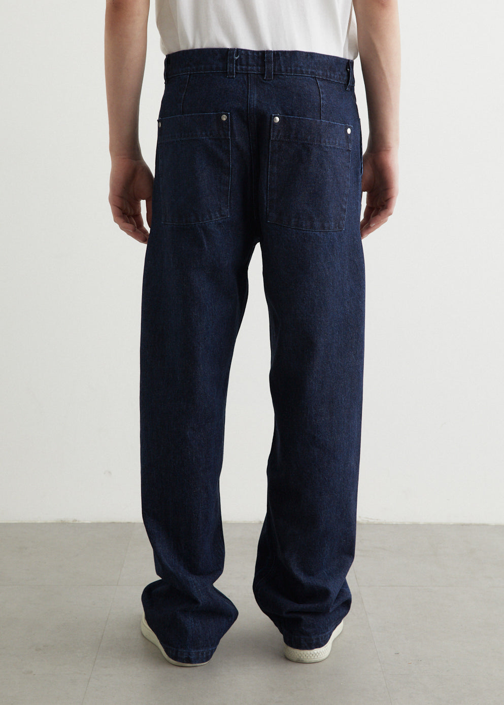 5 Pocket Classic Indigo Denim Jeans for Men - Comfortable & Stylish for Casual Wear, Work, and Everyday Outfits