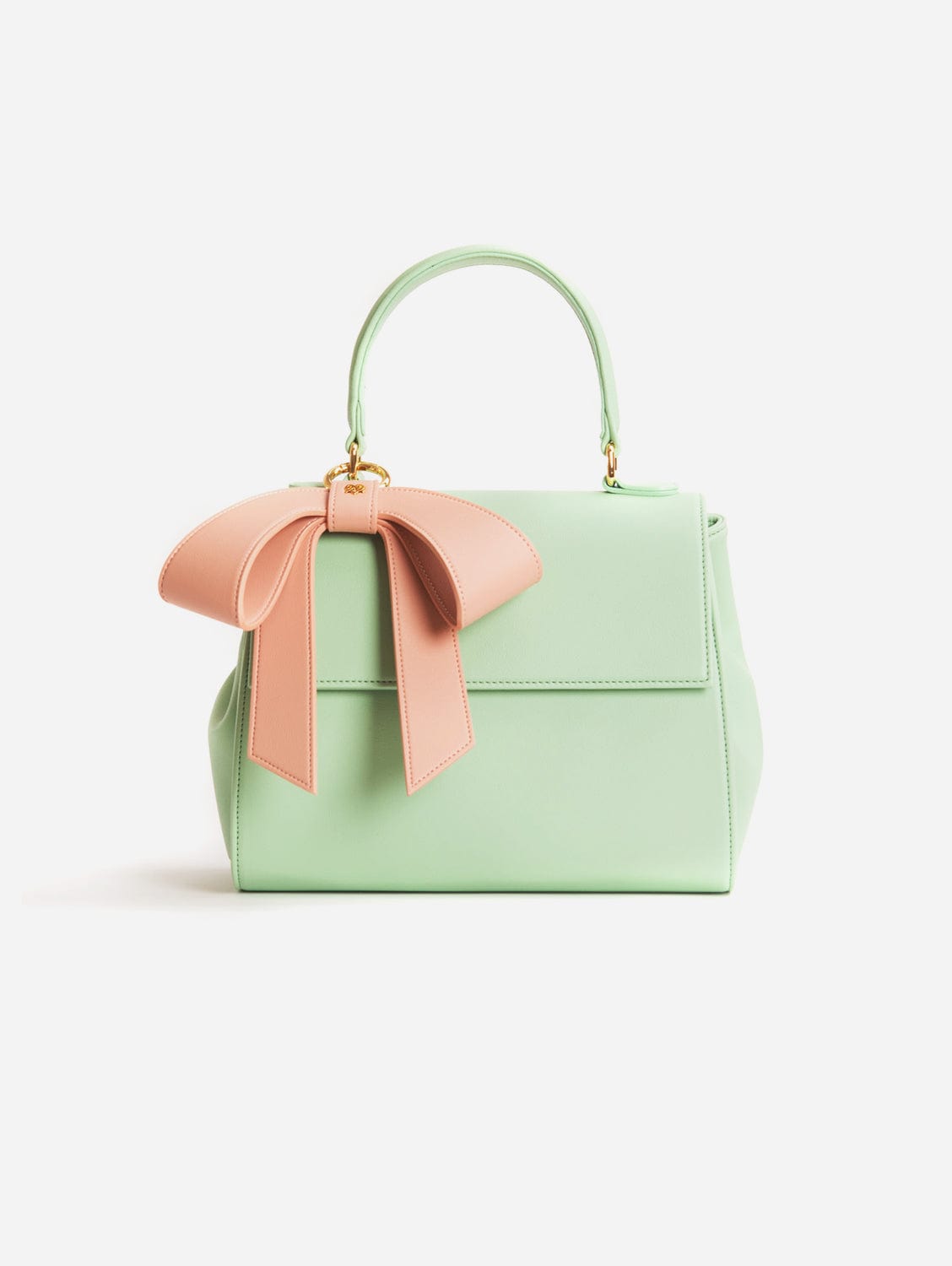 Vegan Leather Handbag for Women | Cottontail Crossbody Purse in Mint & Light Pink | Perfect for Work, Travel & Everyday Use