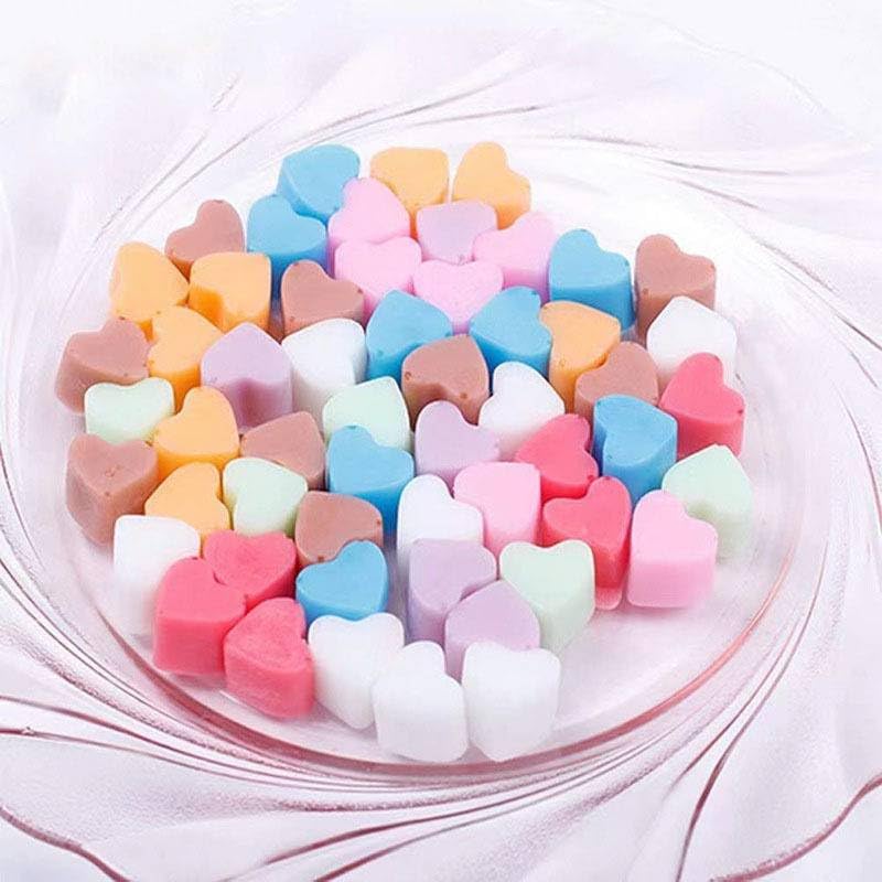 Premium Silicone Chocolate Molds Set - 2 Pack Teddy Bear & 55 Cavity Heart Shaped Molds for Baking, Candy, Ice Cubes, Jelly | Valentine's Day Gifts, DIY Treats, Party Desserts, Romantic Gift Ideas