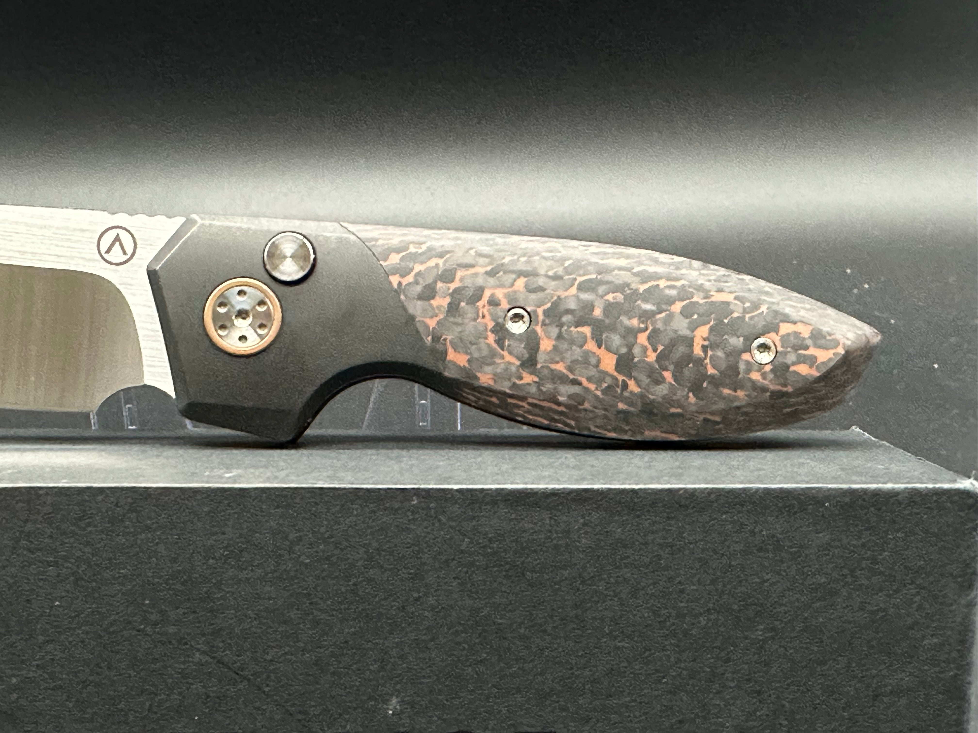 Alliance Design Mini Slim Pickins Copperhead Edition - Compact Everyday Carry Knife for Outdoor, Camping & Survival | Premium Copperhead Design