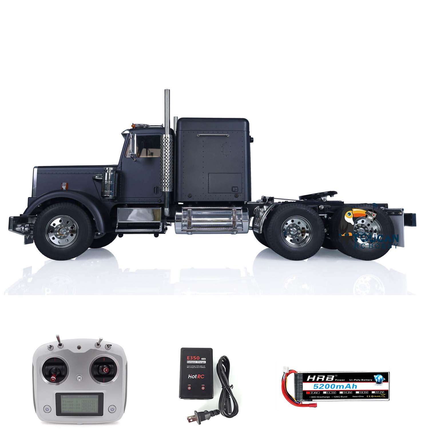 TAMIYA 1/14 Scale 6x4 RC Tractor Truck RTR (Ready-to-Run) - Remote Control Assembled & Painted Model Vehicle with ESC & Servo - Perfect for Hobbyists, Collectors & RC Racing Enthusiasts