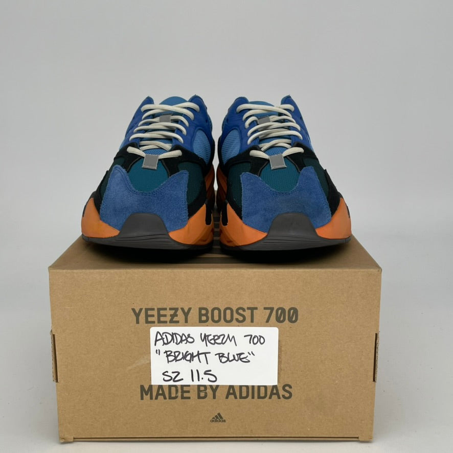 Adidas Yeezy 700 Bright Blue Sneakers - Men's Size 11 & Women's Size 12.5 (GZ0541) | Comfortable Running Shoes for Casual Wear & Street Style Fashion