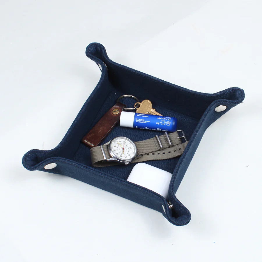 Premium Leather Valet Tray - 45cm Luxury Organizer for Keys, Wallet & Jewelry | Perfect for Nightstand, Dresser & Entryway Organization