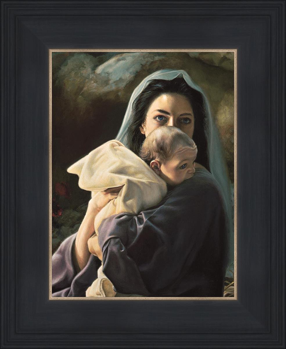 Be It Unto Me Religious Painting by Liz Lemon Swindle - Inspirational Christian Art for Home, Church & Office Decor