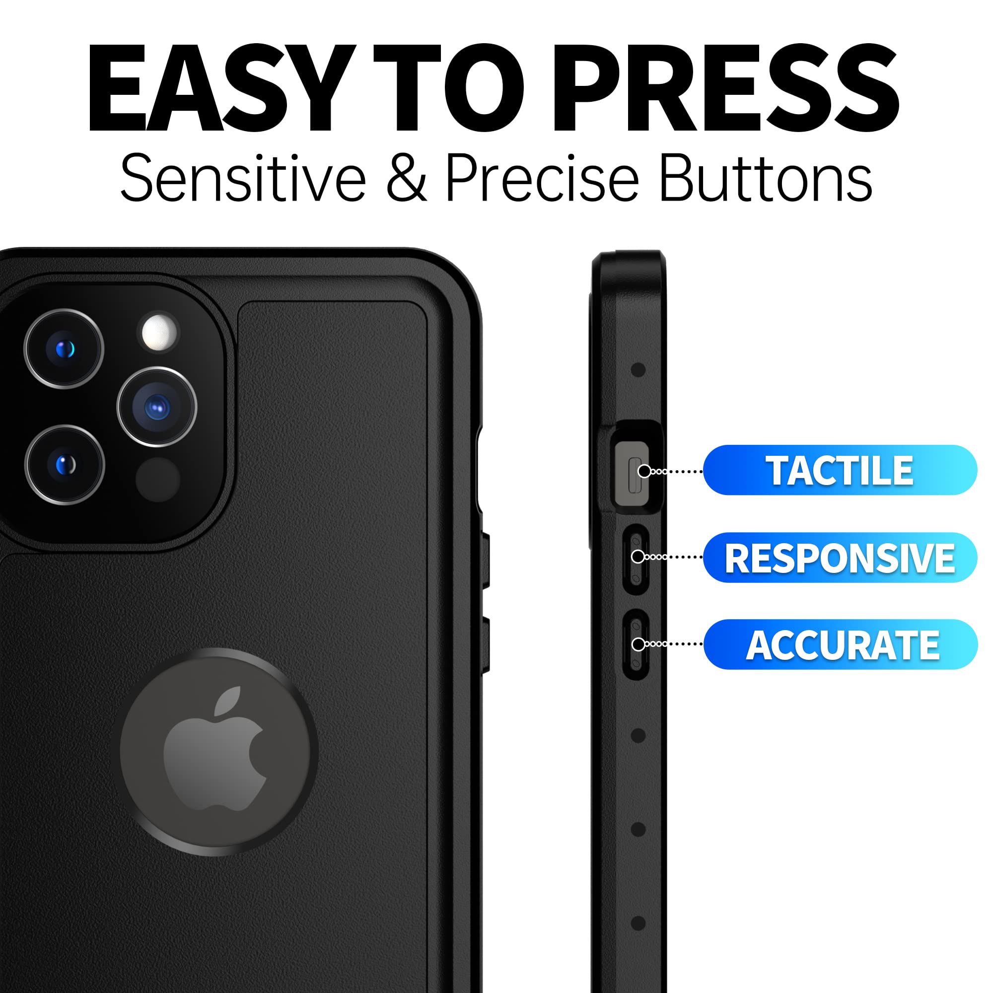 BEASTEK Waterproof Case for iPhone 12 Pro Max (6.7