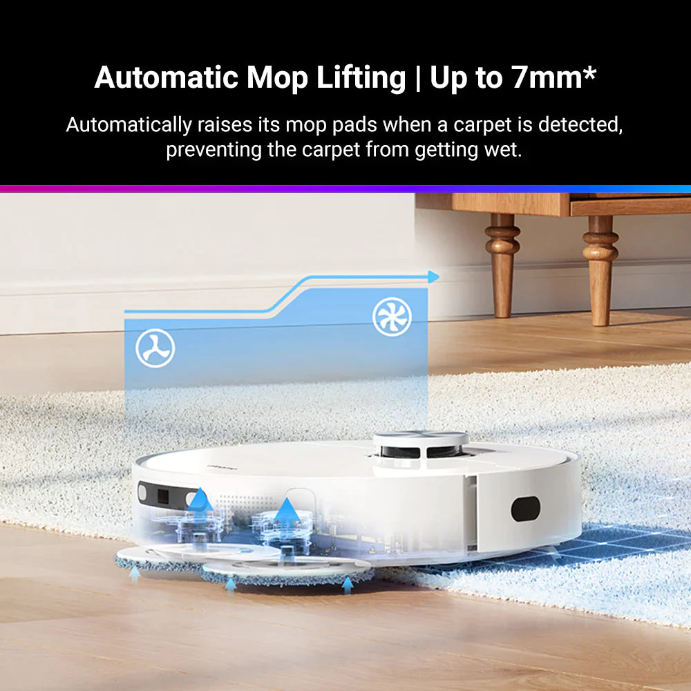 Dreame L10 Prime Self-Cleaning Robot Vacuum and Mop Combo - Smart Mapping, 4000Pa Suction, Auto Mop Washing - Perfect for Hardwood Floors & Pet Hair Removal