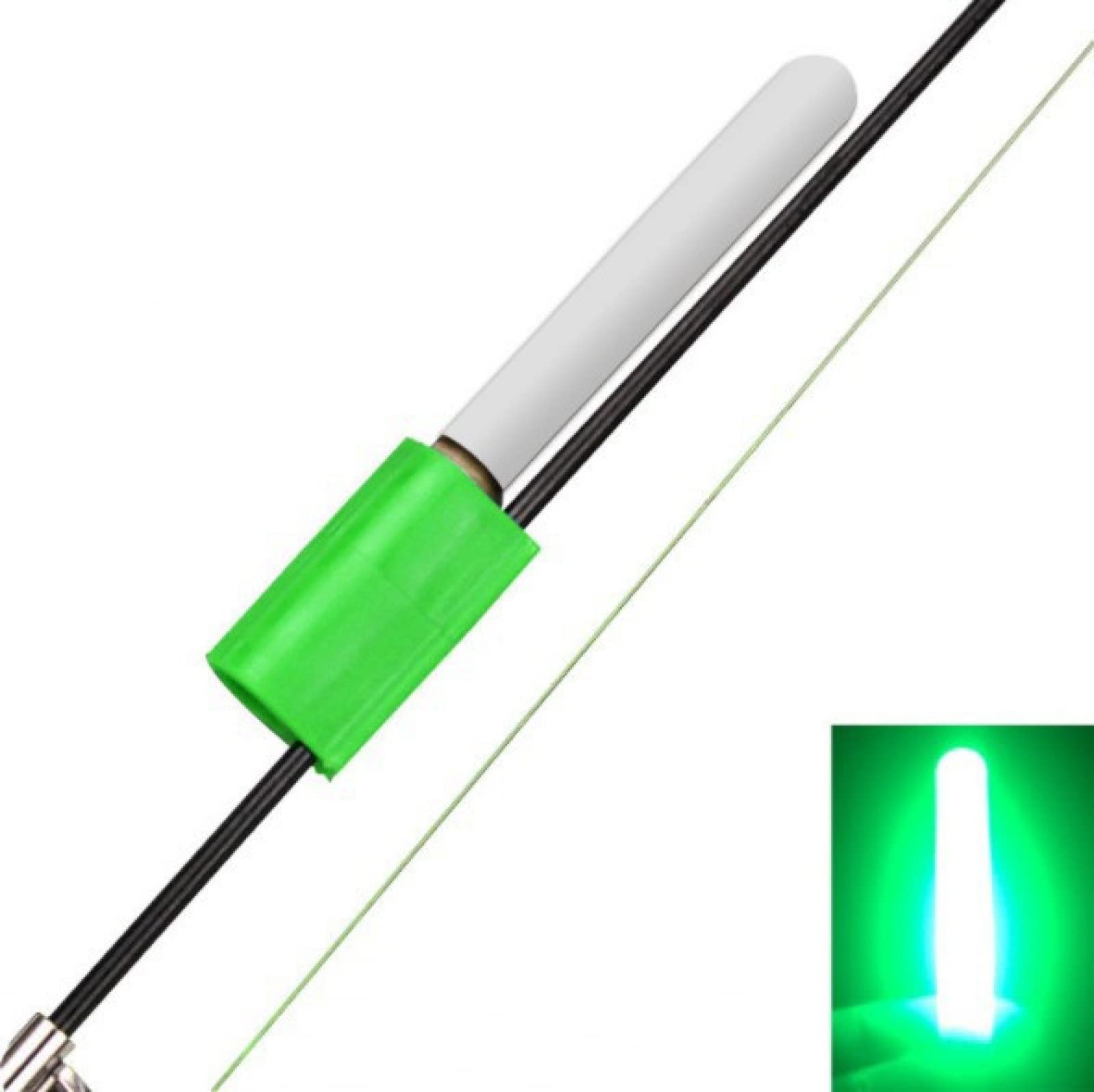 LED Night Fishing Glow Sticks - Waterproof Strike Alert Bite Alarm & Sea Float Light for Night Fishing Rods (Battery Not Included) | Perfect for Saltwater & Freshwater Fishing, Kayak Fishing, and Nighttime Angling