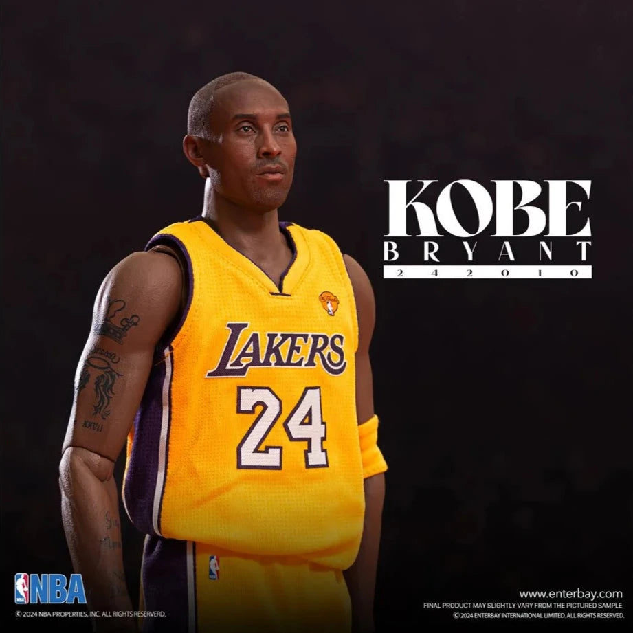 Kobe Bryant NBA Los Angeles Lakers 24 2010 Real Masterpiece Action Figure - Limited Edition Collectible Toy for Basketball Fans & Memorabilia Collectors - Perfect for Display, Gifts, and Sports Decor