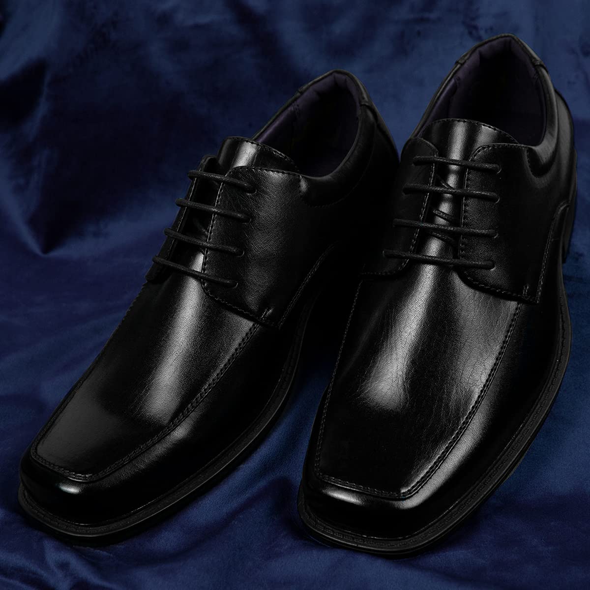 Men's Classic Oxford Dress Shoes - Formal Business Lace-Up Leather Shoes for Office, Wedding & Special Occasions