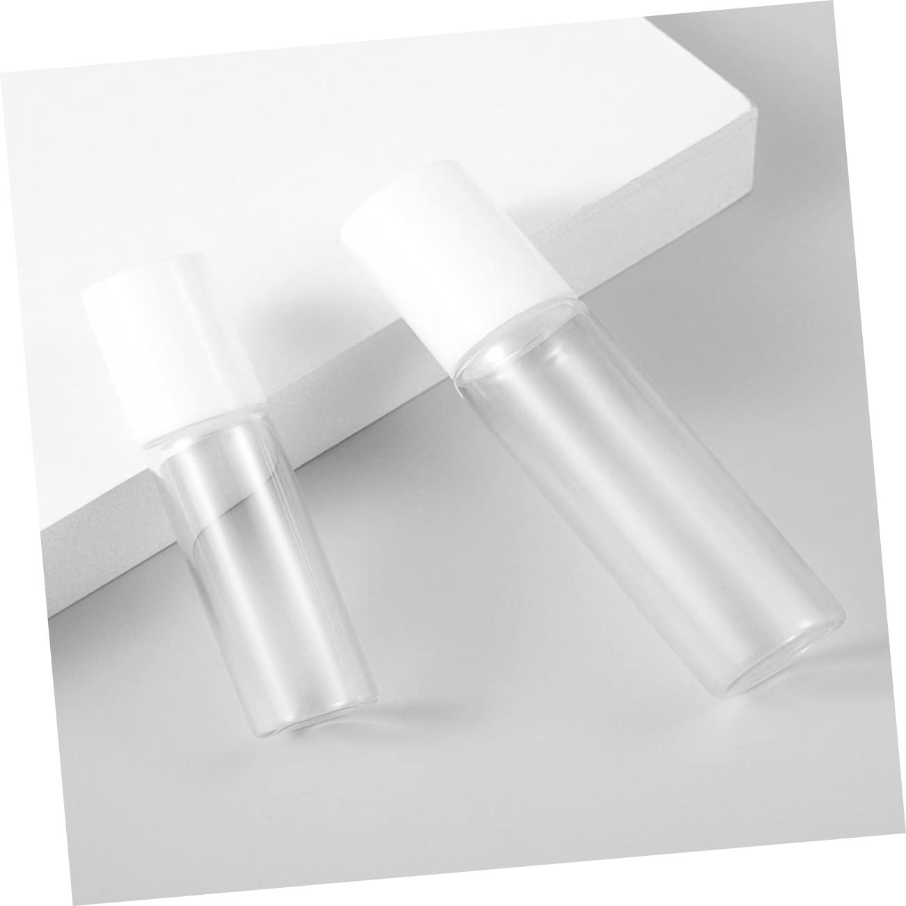 Beatifufu 10ml Glass Roller Bottles - Essential Oil Storage, Refillable Travel Bottles for Cosmetics & Aromatherapy | Perfect for DIY Skincare, Perfume Mixing & On-the-Go Use