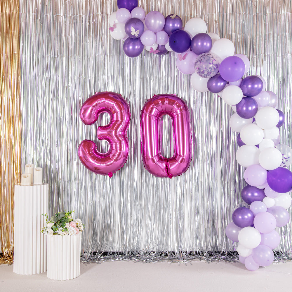 Balloonify Pink Mylar Number 3 Balloon - 40 Inch Large Foil Balloon for Birthday Parties, Baby Showers & Anniversary Celebrations (1 Count)