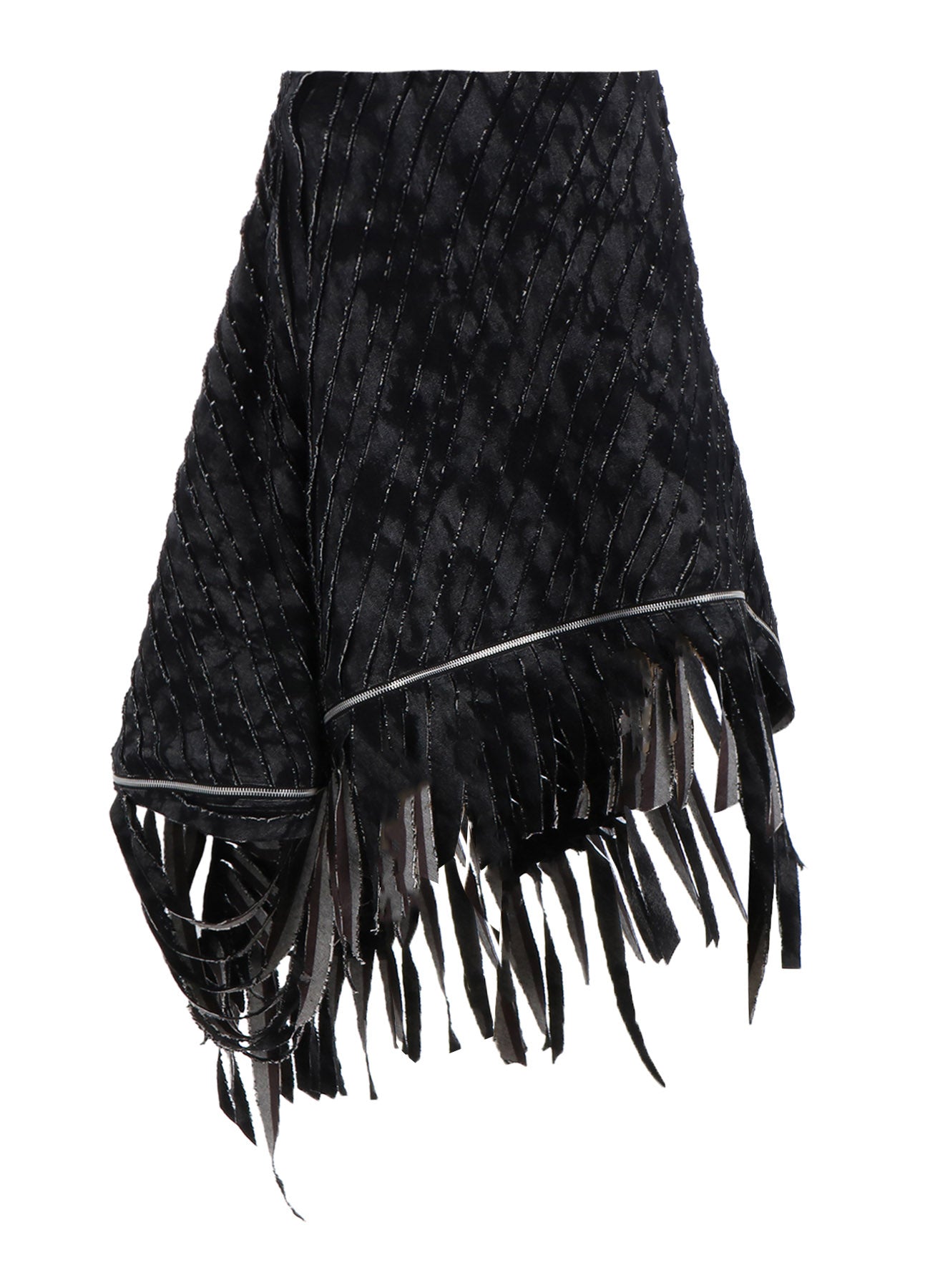 Stylish Denim Skirt with Slash Detail & Zip Panel - Perfect for Casual Outfits, Streetwear, and Everyday Wear