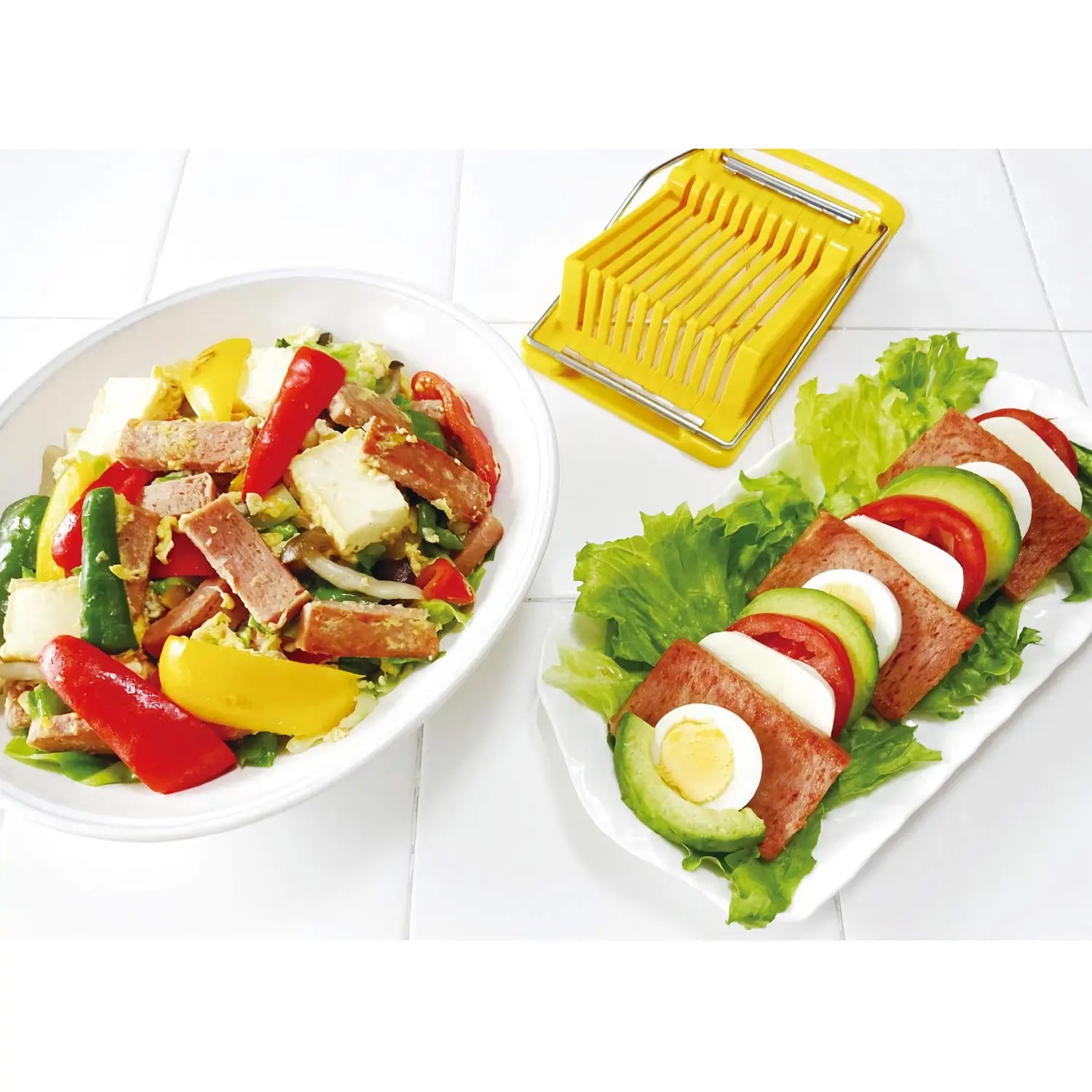 Premium Kokubo ABS Resin Luncheon Meat Slicer - Durable Kitchen Tool for Perfectly Sliced Meats, Cheeses & Vegetables - Ideal for Sandwiches, Charcuterie Boards & Meal Prep