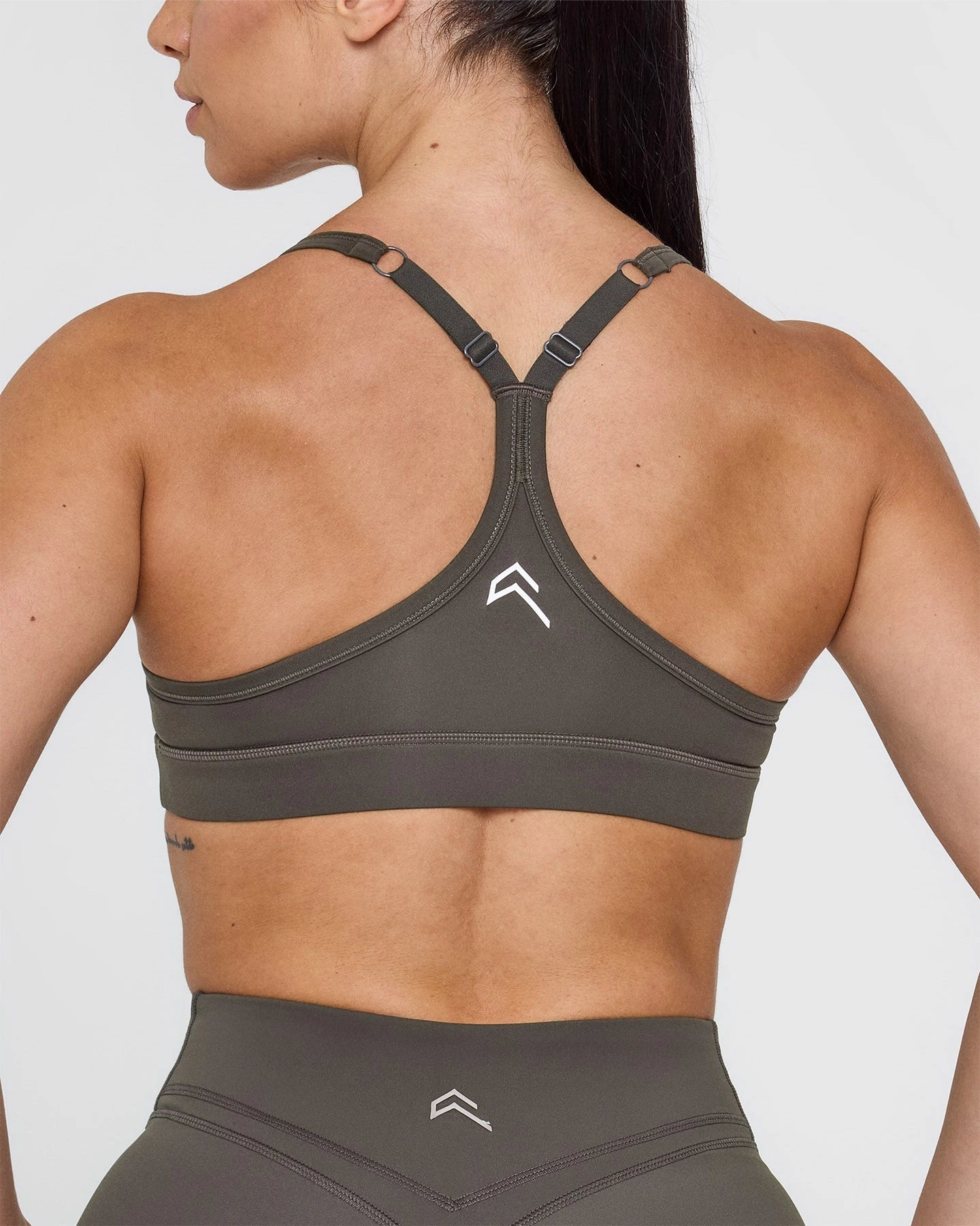 High-Quality Everyday Sports Bra for Women | Comfortable Deep Taupe Workout Top | Perfect for Yoga, Gym & Running