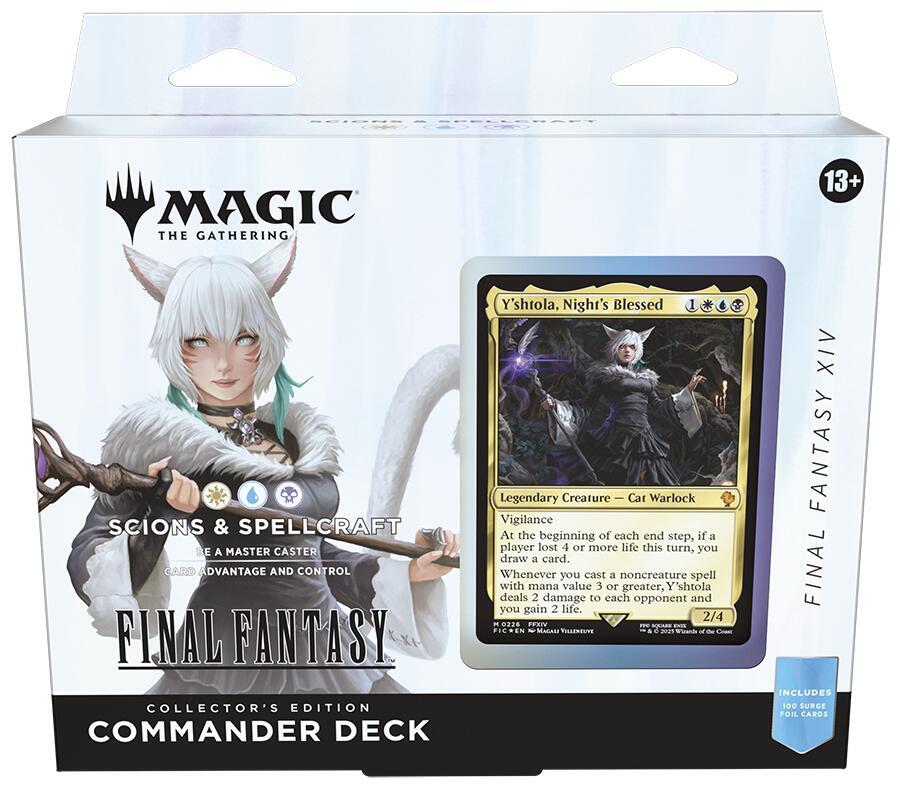 Magic The Gathering Final Fantasy Collector's Edition Commander Deck - FF TCG Card Game for Collectors & Players - Perfect for Tournaments, Game Nights & Gift Giving