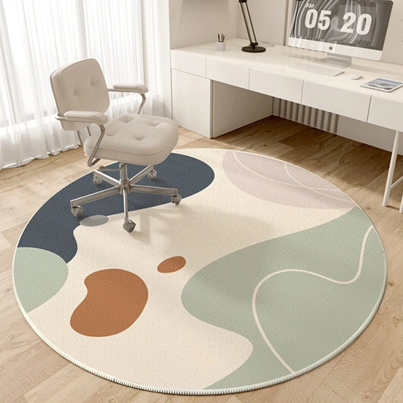 Luxury Celia Velvet Geometric Textured Waterproof Area Rug for Living Room, Bedroom & Dorm - Soft Non-Slip Floor Mat for Home Decor, Cozy Comfort Underfoot