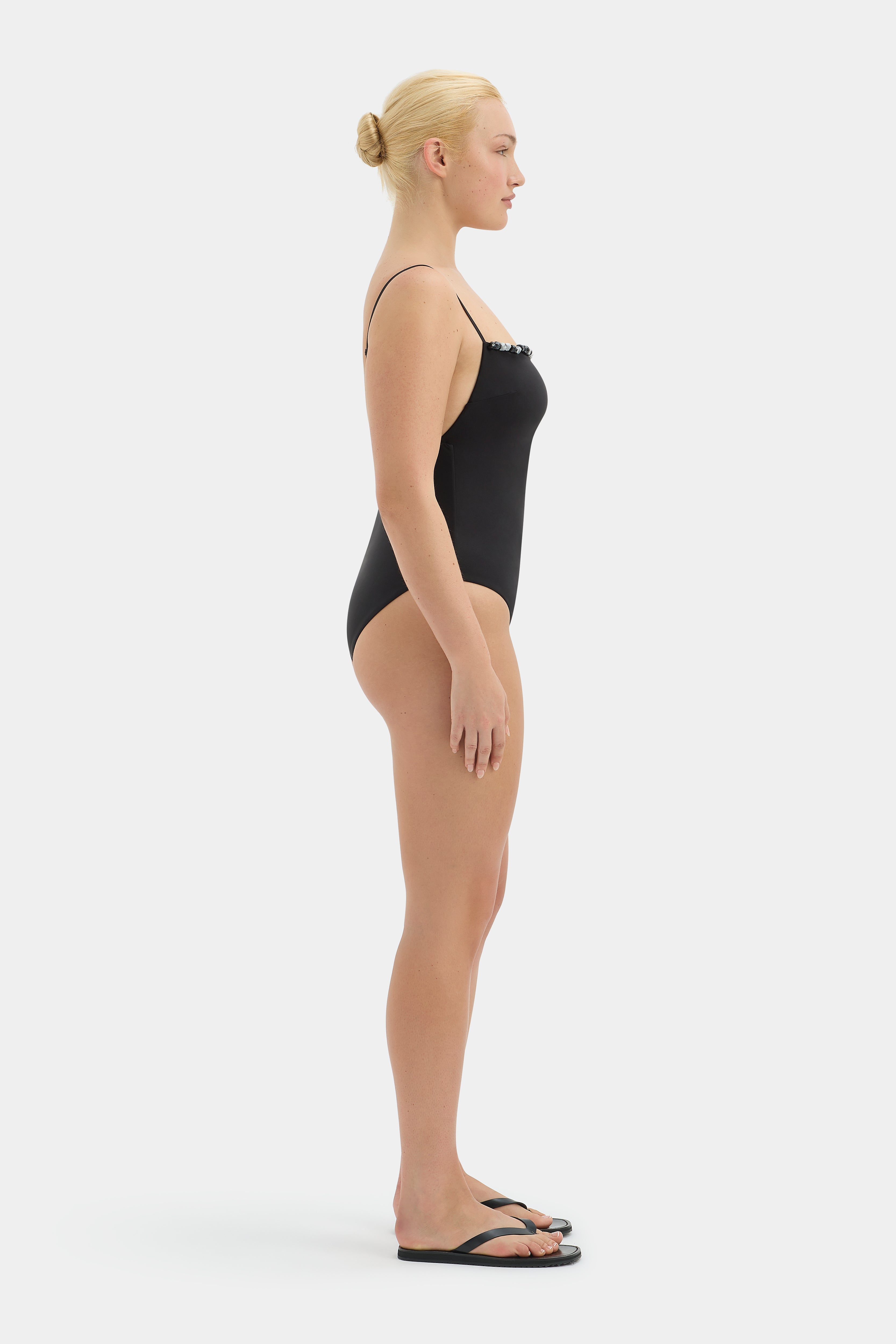 Baci Beaded One Piece Swimsuit - Stylish & Comfortable Women's Bathing Suit for Beach, Pool & Vacation | Fashionable & Sexy Monokini for Summer
