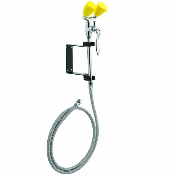 Speakman SEF 9200 ILR Emergency Eyewash and Drench Hose Combo - ANSI Compliant Safety Shower Faucet Attachment for Labs, Workshops & Industrial Use