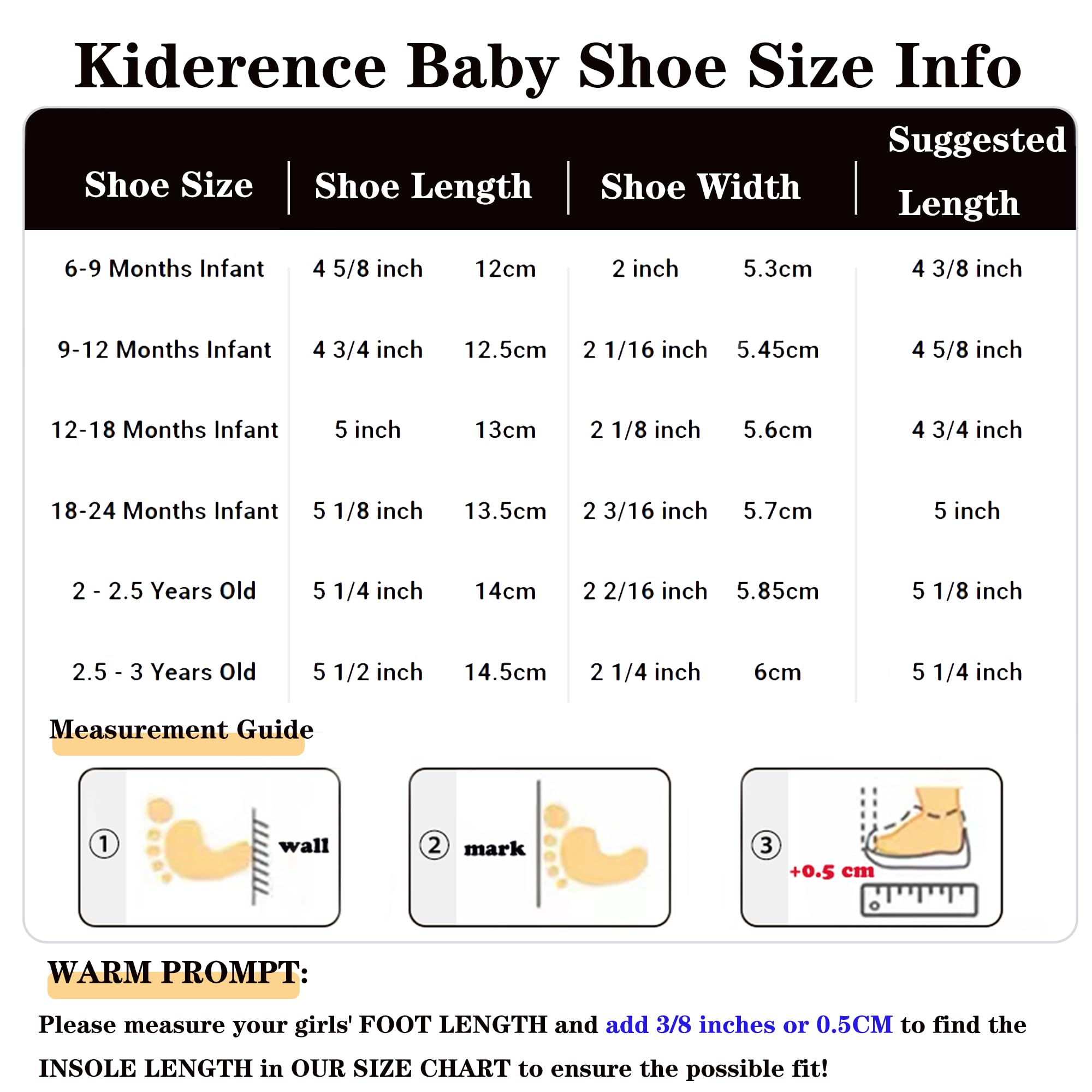 Kiderence Baby Girls Prewalker Mary Jane Flats - Soft Bowknot Princess Dress Shoes for Infant & Toddler (6-24 Months) | Perfect for First Steps, Special Occasions & Photo Shoots
