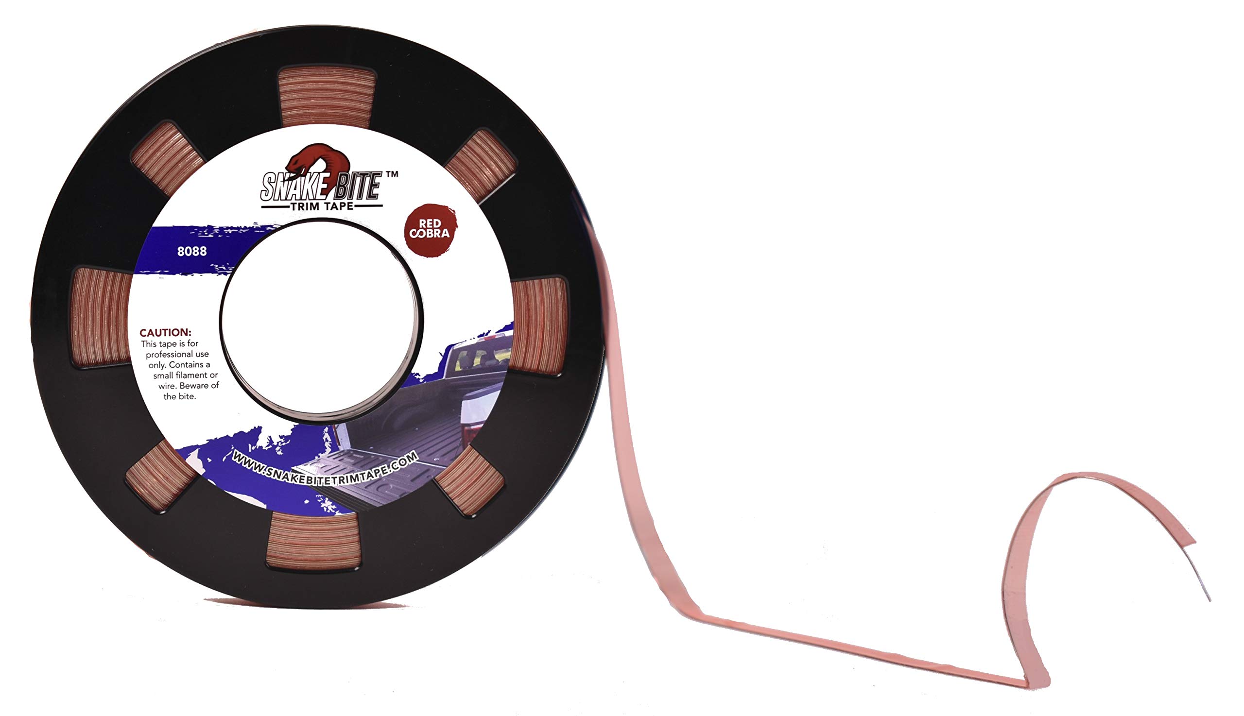 Red Cobra Trim Tape - 120ft Single Roll for Bedliner Wire Cutting & Automotive Edge Protection | Perfect for DIY Car Detailing, Truck Bed Lining, and Vehicle Customization Projects