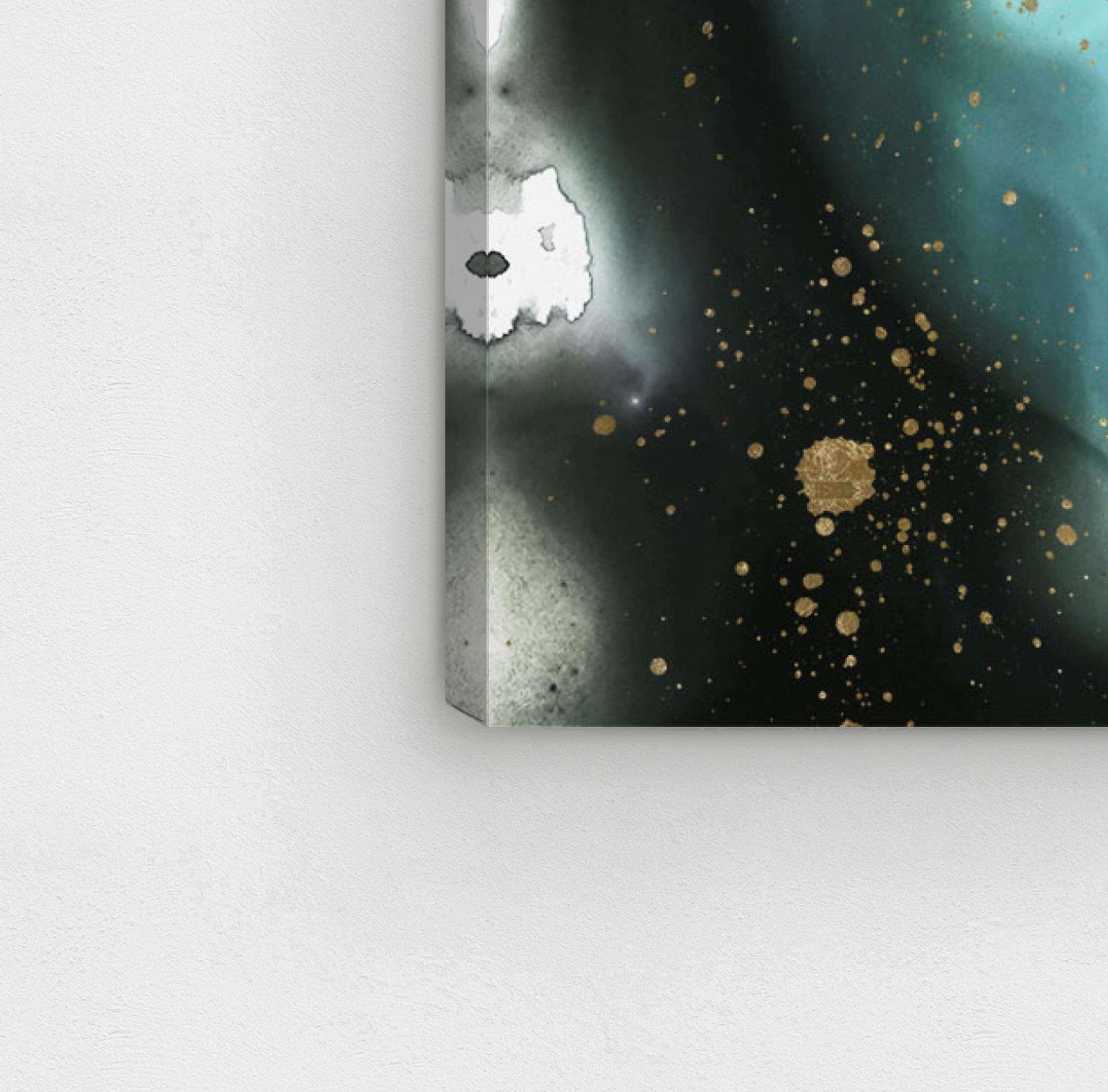 Abstract Ocean Wall Art Canvas Print 'On Oceans Time' - 20