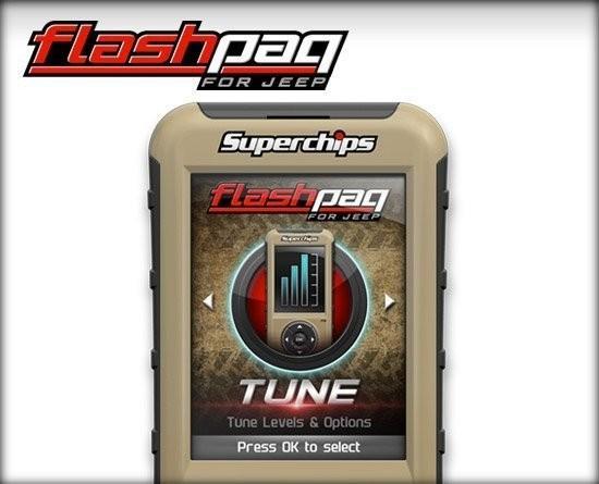 1997-2014 Jeep Flashpaq 3874 Performance Tuner & Diagnostic Tool - Enhance Power, Fuel Economy & Off-Road Performance