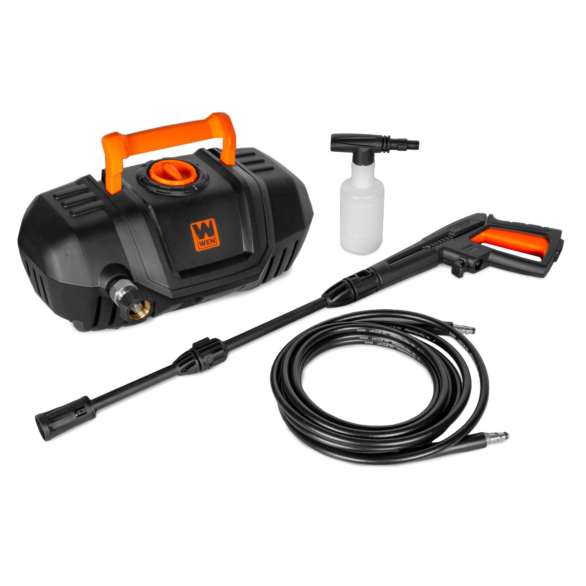 WEN PW2000 2000 PSI Electric Pressure Washer - Portable Briefcase Style with 1.4 GPM Adjustable Flow Rate - Ideal for Home Cleaning, Driveway, Deck, Patio, and Outdoor Surfaces