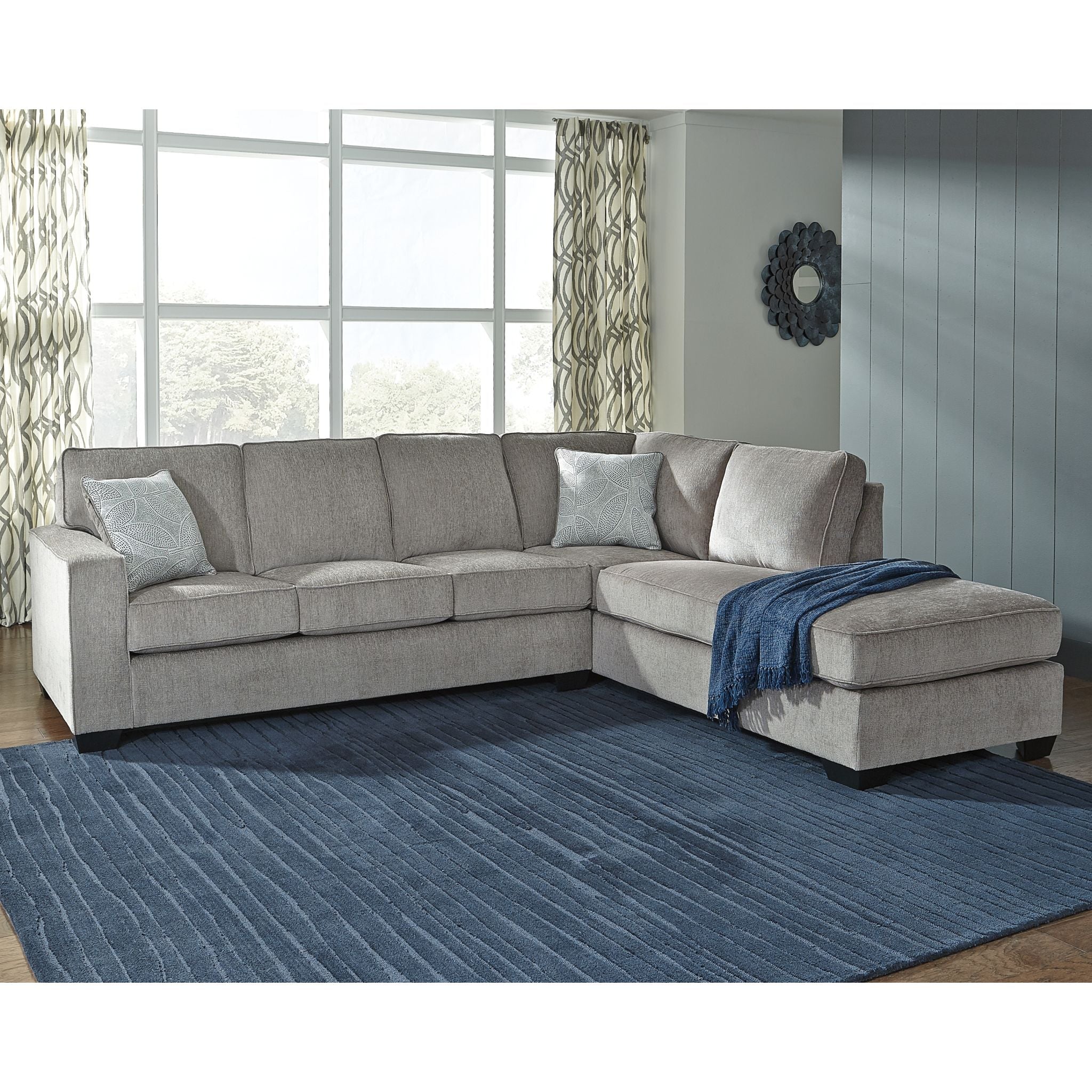 Altari 2-Piece Sectional Sofa with Chaise Lounge - Modern L-Shaped Living Room Furniture for Small Spaces & Apartments