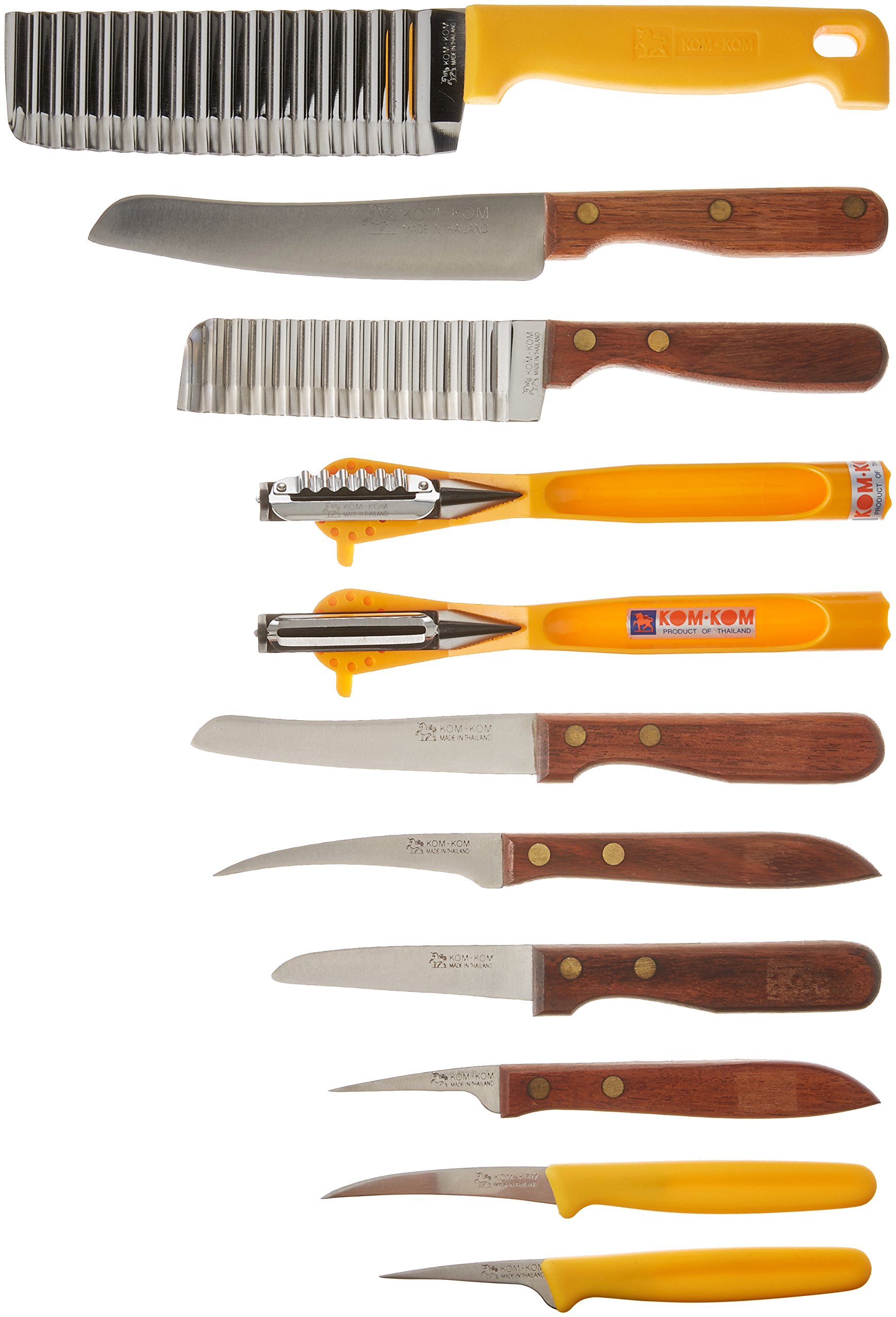 Premium Stainless Steel Fruit & Vegetable Carving Knife Set - 5 Piece Professional Kitchen Tools for Garnishing, Decorating & Food Art - Perfect for Chefs, Catering & Home Cooking