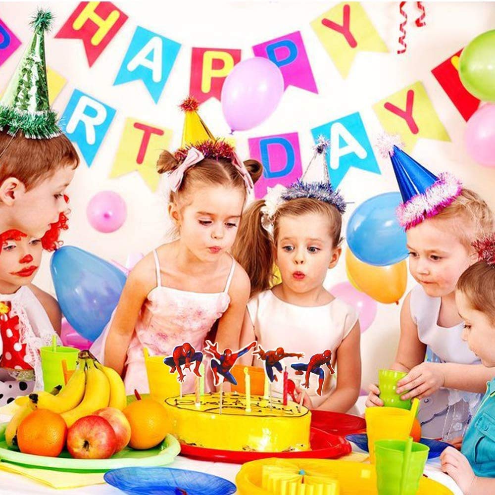 24PCS Cupcake Toppers - Happy Birthday Cake Decorations for Kids, Pets & Party Supplies | Fun Baking Toppers for Birthday Cakes, Cupcakes & Pet Celebrations