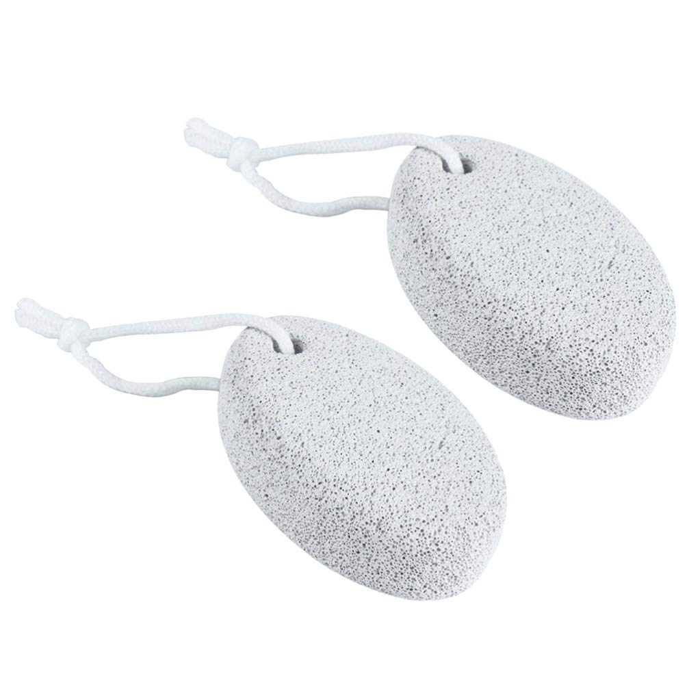 Natural Pumice Stone Pedicure Kit - 8pcs Foot File for Dead Skin Removal - Perfect for Home Spa & Pedicure Care