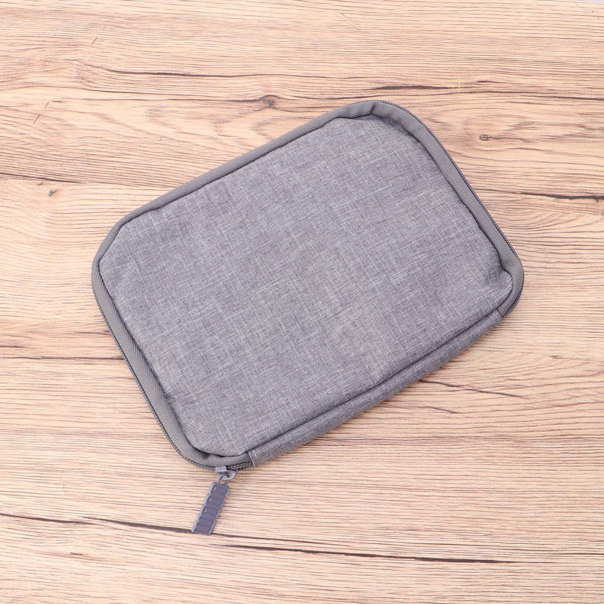 UKCOCO Waterproof Nylon Watch Band Storage Bag - Portable Organizer Pouch Case for Smartwatch Accessories (Grey) | Perfect for Travel, Gym & Home Watch Band Organization