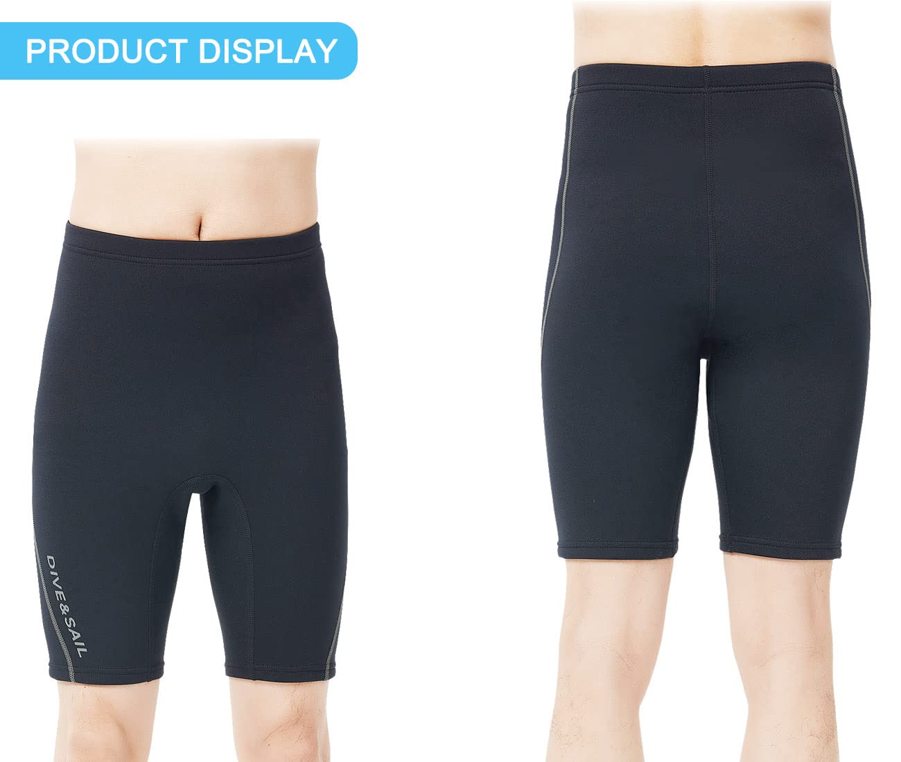 1.5mm Neoprene Wetsuit Shorts for Men & Women - Quick Dry Swim Surf Snorkel Dive Shorts | Perfect for Swimming, Surfing, Snorkeling, Scuba Diving & Water Sports