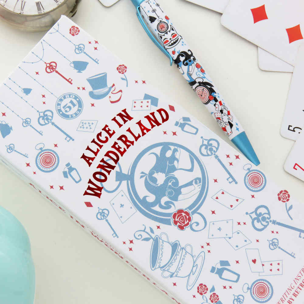 Retro 51 Tornado Rollerball Pen - Alice in Wonderland Limited Numbered Edition (2024) | Premium Writing Gift for Collectors & Office Use