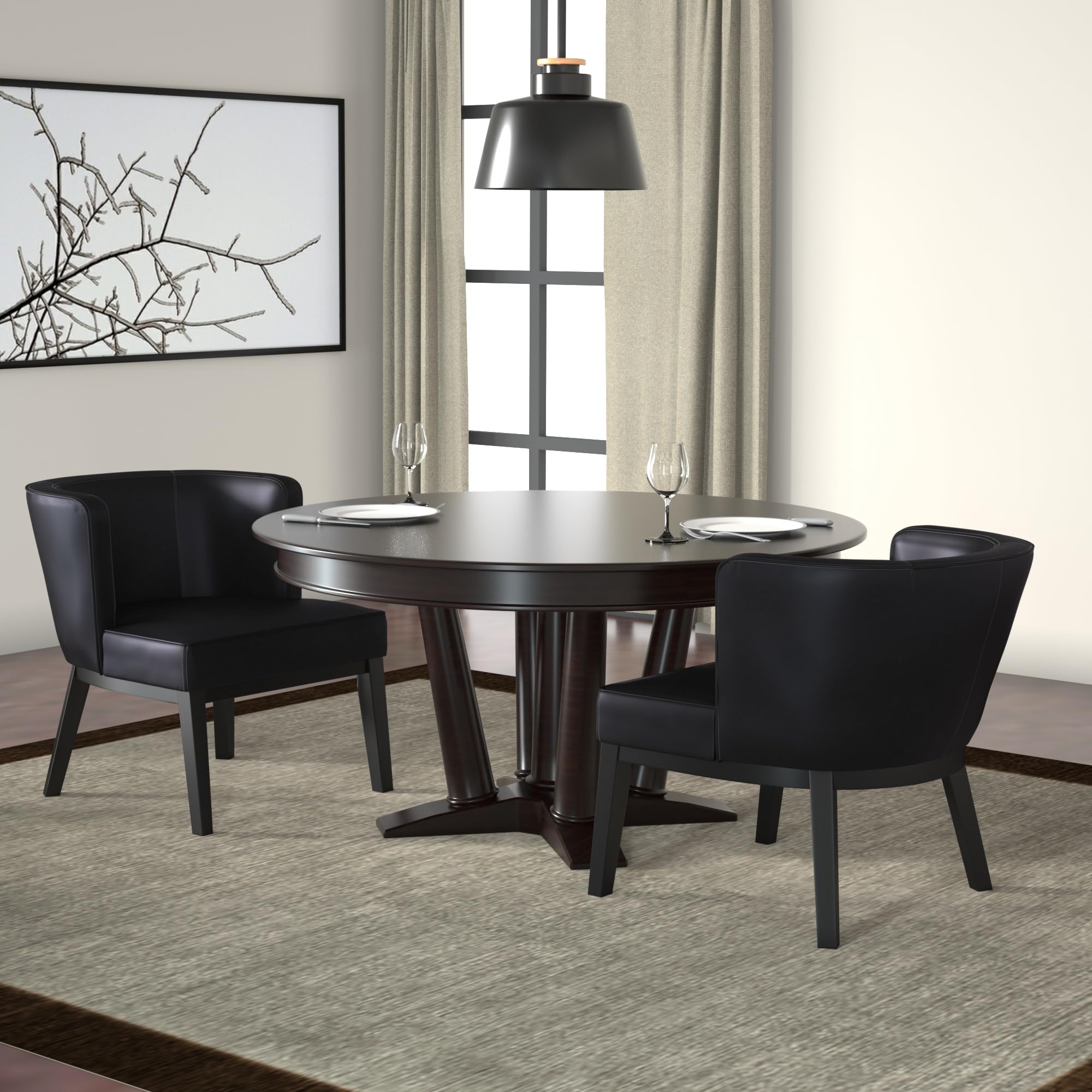 Boss Office Accent Chair - Black for Home & Office