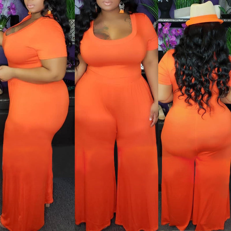 Stylish Solid Color Wide Leg Jumpsuit for Women - Comfortable Casual & Office Wear - Perfect for Summer Outfits, Travel, and Everyday Fashion