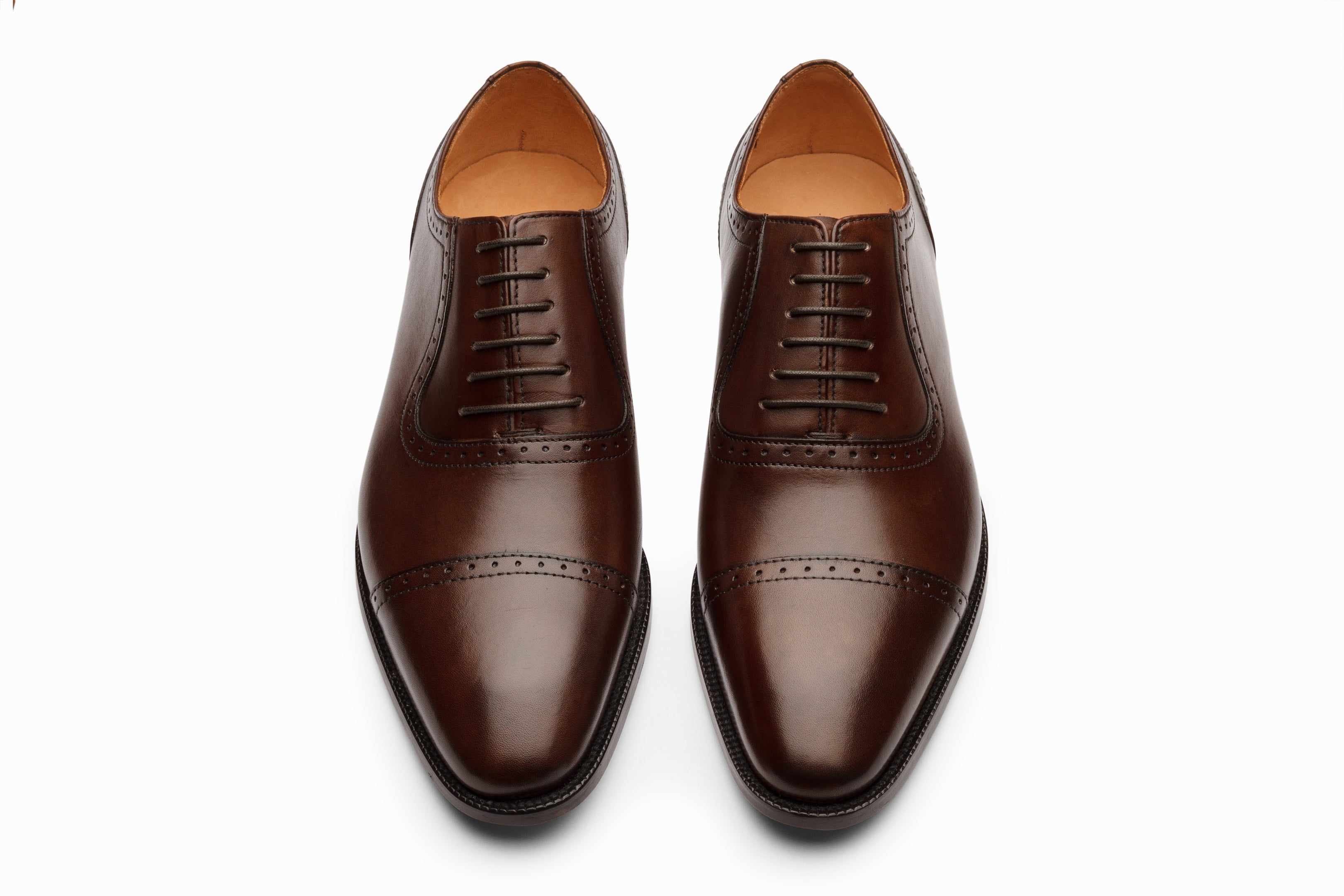 Men's Adelaide Oxford Shoes in Dark Brown - Classic Comfortable Dress Shoes for Business, Office & Formal Occasions