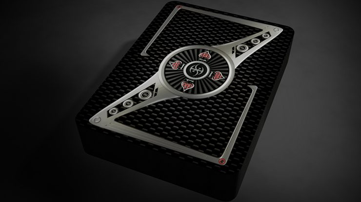 Premium Chrome Kings Carbon Playing Cards (Foiled Edition) - Luxury Poker Deck for Magic Tricks, Cardistry & Casino Night Entertainment