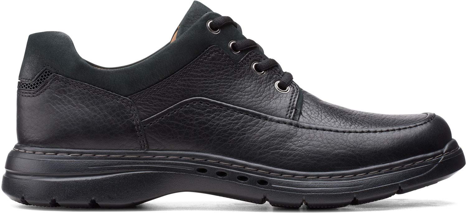 Clarks Un Brawley Men's Lace-Up Leather Dress Shoes – Comfortable & Stylish for Office, Business & Formal Occasions
