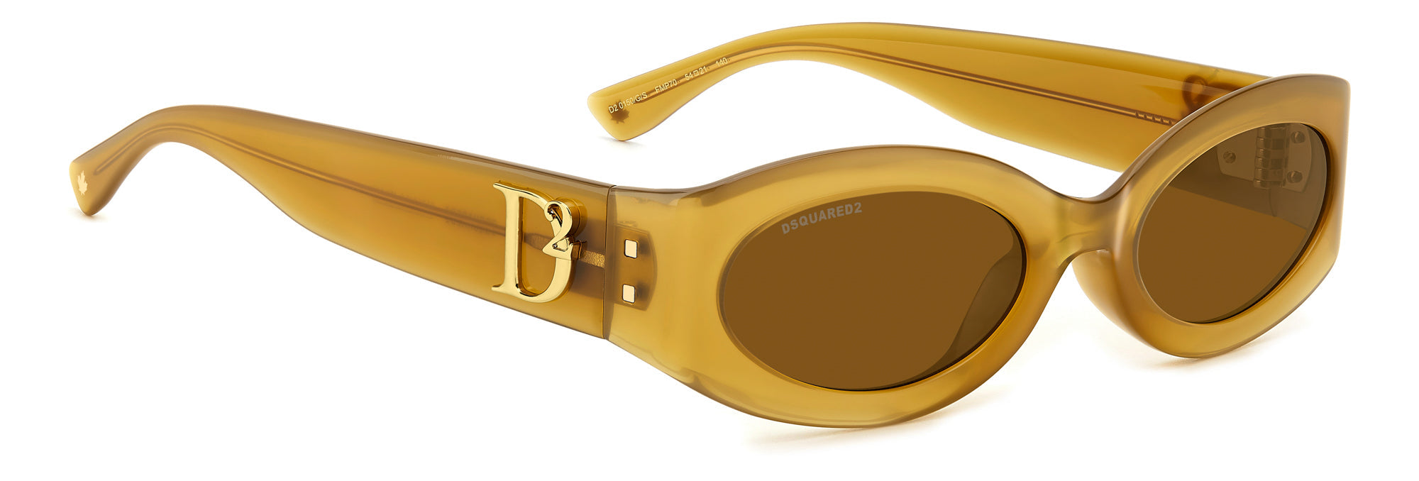 DSQUARED2 D2 0150/G/S Sunglasses - Polarized UV Protection Aviator Style for Men & Women - Perfect for Driving, Beach & Outdoor Activities