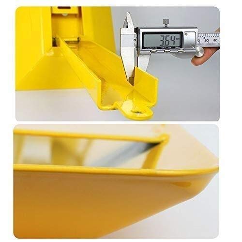 Heavy Duty Parking Barriers & Bollards - Anti-Crash Fixed Parking Stops for Cars, Trucks & Vehicles - Durable Triangular Parking Space Locks for Driveways, Garages & Commercial Lots - Perfect for Securing Parking Spots & Preventing Unauthorized Parking