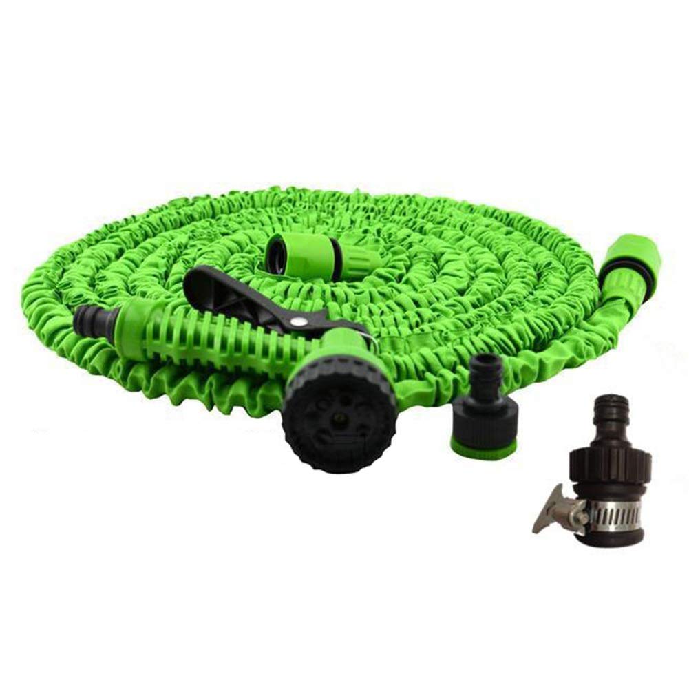 **Heavy Duty Expandable Garden Hose with 7-Way Spray Nozzle – 45m/147.6ft Extra Strong Flexible Water Hose for Lawn, Car, Window, Floor & Pet Washing – Durable & Lightweight for Easy Storage**
