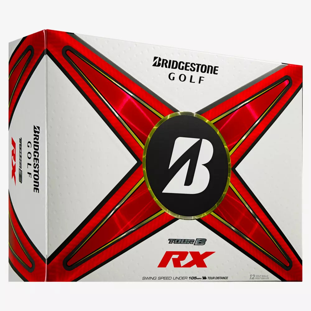 Bridgestone Tour B RX 2024 Golf Balls - Premium Performance Golf Balls for Low Spin & Distance | Perfect for Tournament Play & Recreational Golfers