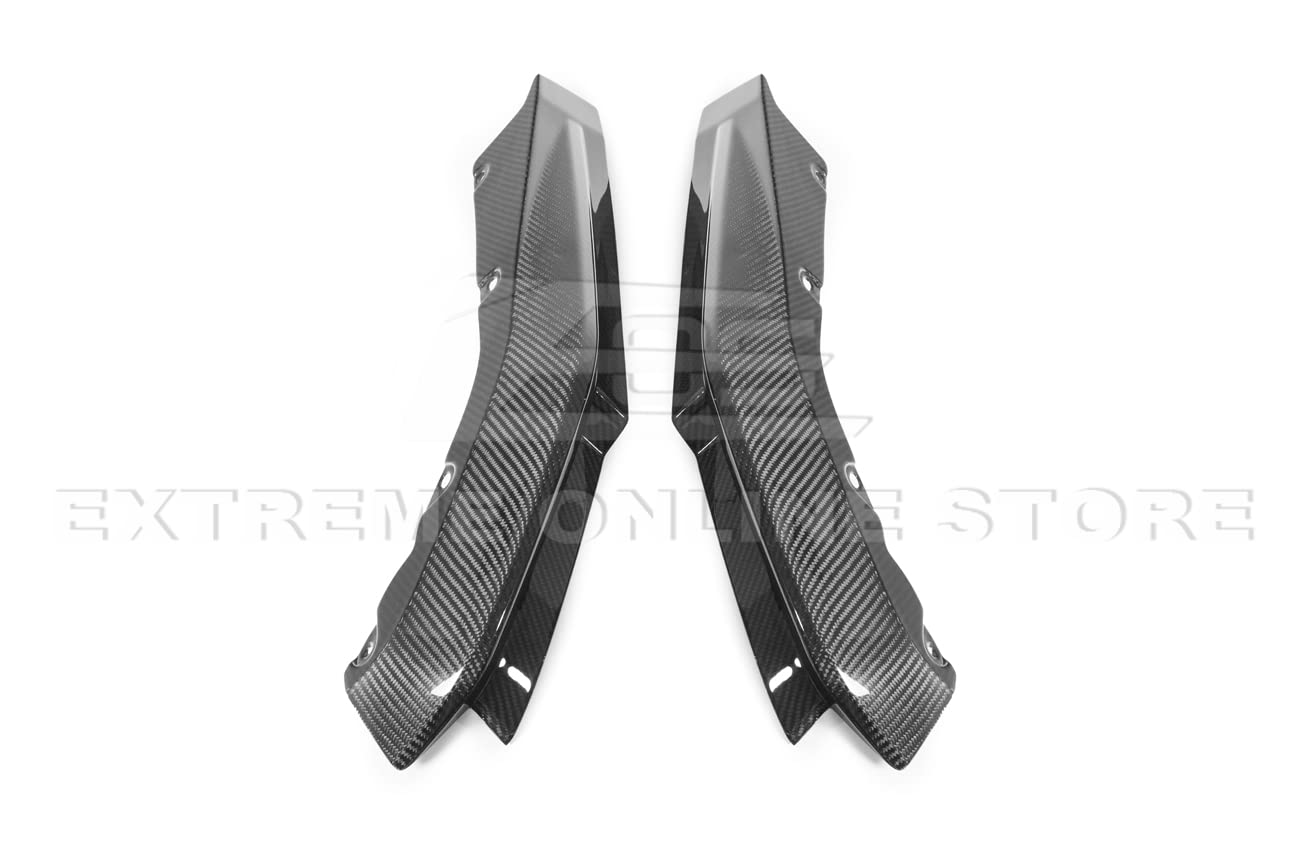 2021-Present BMW G82 G83 M4 Carbon Fiber Rear Bumper Lip Splitter - OEM Style Replacement for Enhanced Aerodynamics | Perfect for Track Days & Street Performance Upgrades