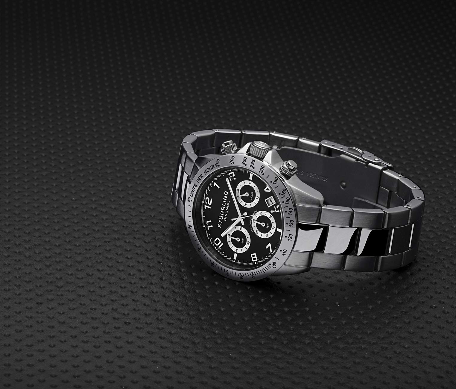 Concorso 665B 40mm Quartz Chronograph Watch for Men - Stylish Dress & Casual Timepiece for Business, Parties & Everyday Wear